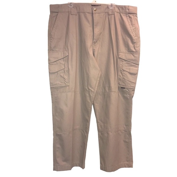 Tru Spec Original Tactical Pants Mens Cargo Kahki 44X30 - Picture 2 of 7
